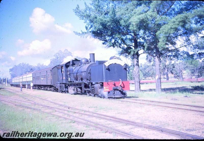 T03297
MSA class 499 Garratt loco, Dwellingup, PN line, on ARHS tour train to Dwellingup.
