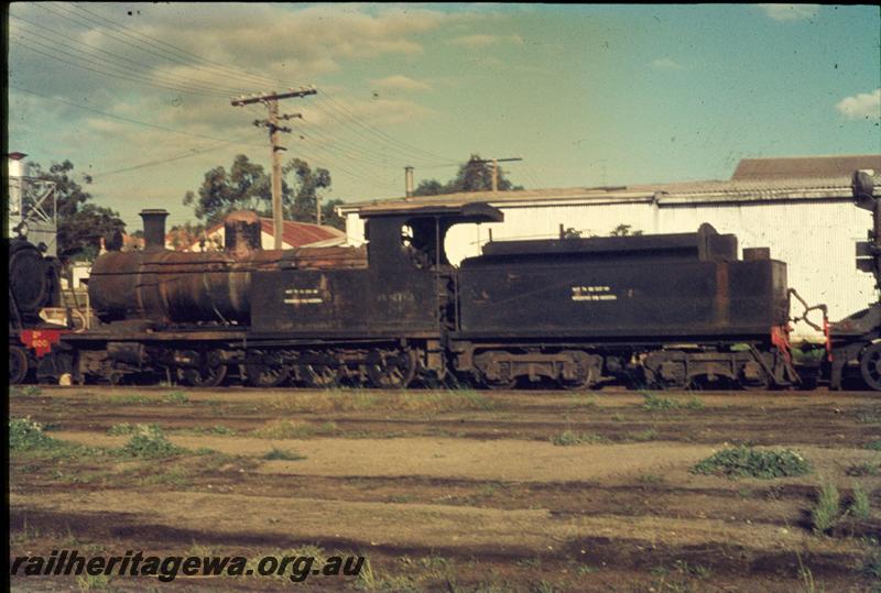 T03358
O class 218, side view, Northam, in storage.
