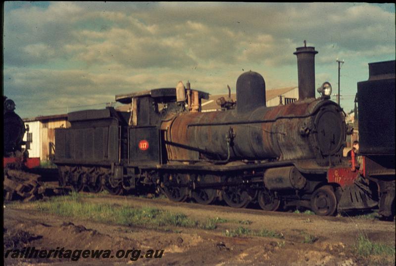 T03434
G class 117, Northam, side and front view
