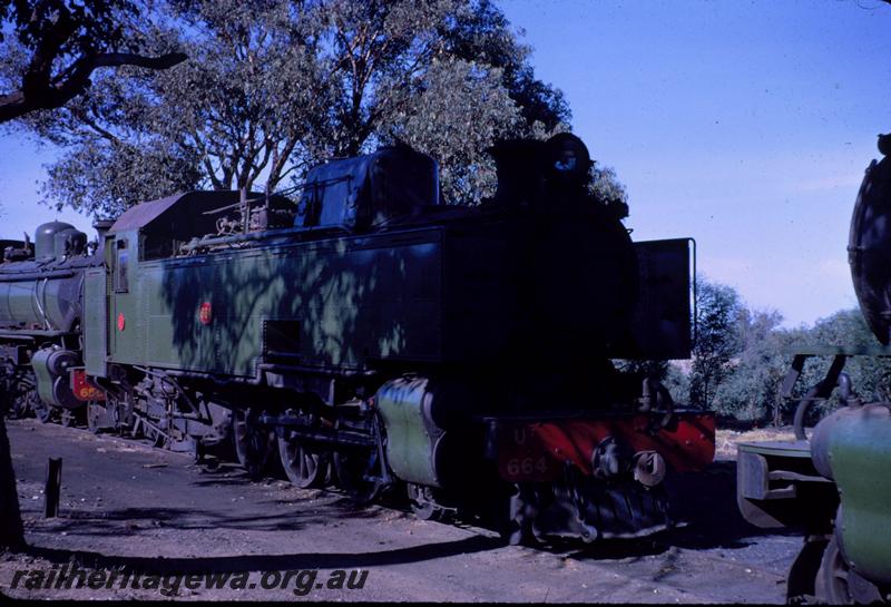 T03451
UT class 664, Midland loco depot, side and front view
