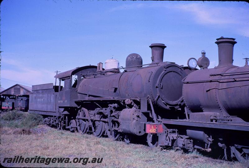 T03455
L class 487, Midland graveyard, side and front view
