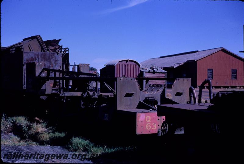T03473
Q class 63, Midland graveyard, partially cut up 
