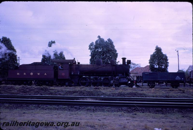 T03494
MRWA C class 18, West Midland, side view, coupled to an AC class wagon
