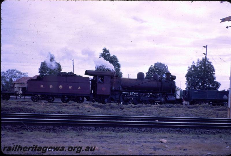 T03495
MRWA C class 18, West Midland, side view, coupled to an AC class wagon
