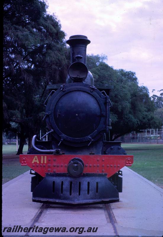 T03499
A class 11, Perth Zoo, front view, on display
