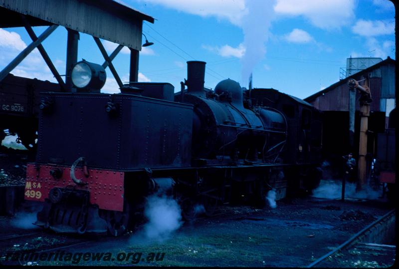 T03530
MSA class 499 Garratt loco, loco shed, Pinjarra loco depot, ARHS tour train to Dwellingup
