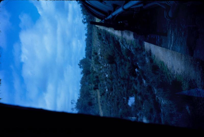 T03550
W class 935, near Collie, BN line, view along track from cab
