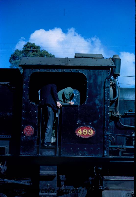 T03556
MSA class 499 Garratt loco, side view of cab
