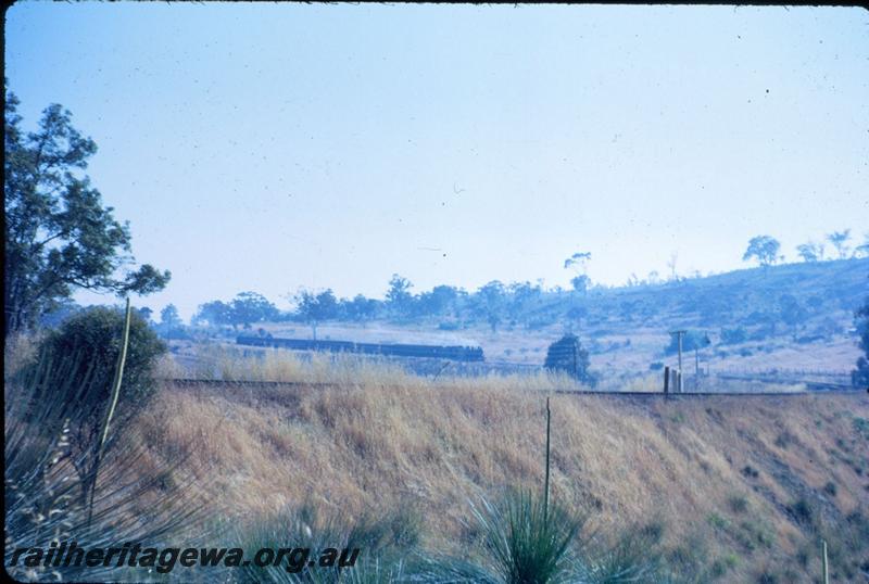 T03568
P class 503, Blackboy Hill, ER line, overall view of countryside 
