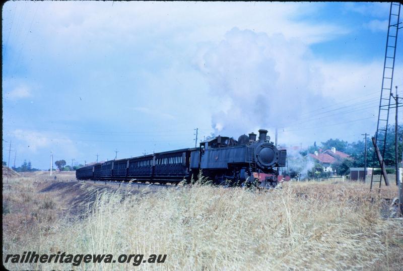 T03572
DM class 584, Mount Lawley on No.234, empty carriage working
