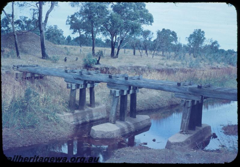 T03585
Trestle bridge, west of Mundijong, Jarrahdale to Rockingham line, derelict
