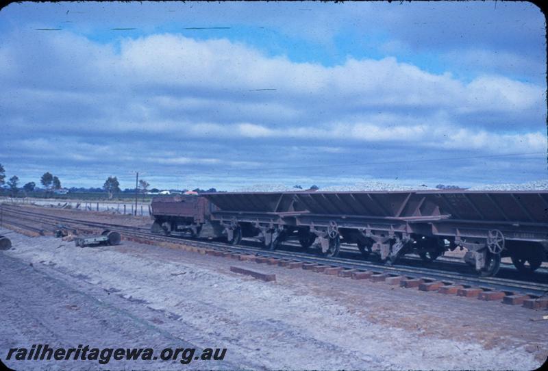 T03603
H class and LA class ballast wagons, Herne Hill, first ballast train for the standard gauge project
