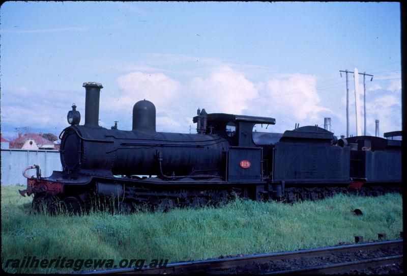 T03677
G class 118, East Perth, front and side view
