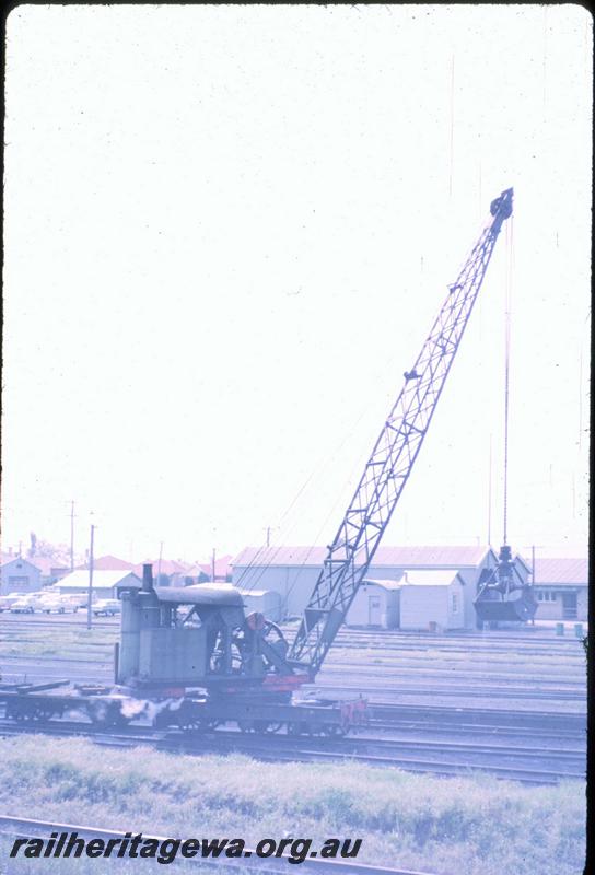 T03735
Steam crane, No.30, East Perth loco depot, rear and side view
