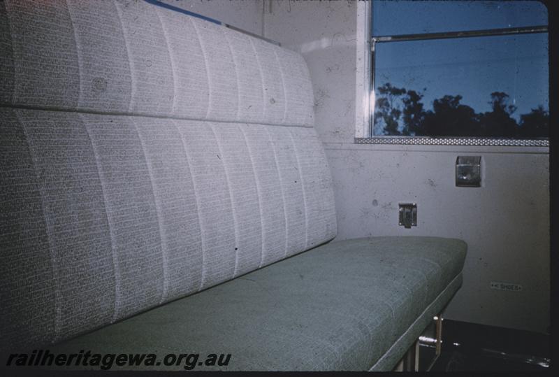 T03889
AQM class carriage, internal view of compartment
