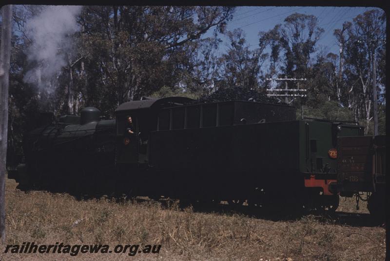 T03955
PMR class 733, Wonnerup, BB line, side and rear view, shows tender end before the addition of ladders
