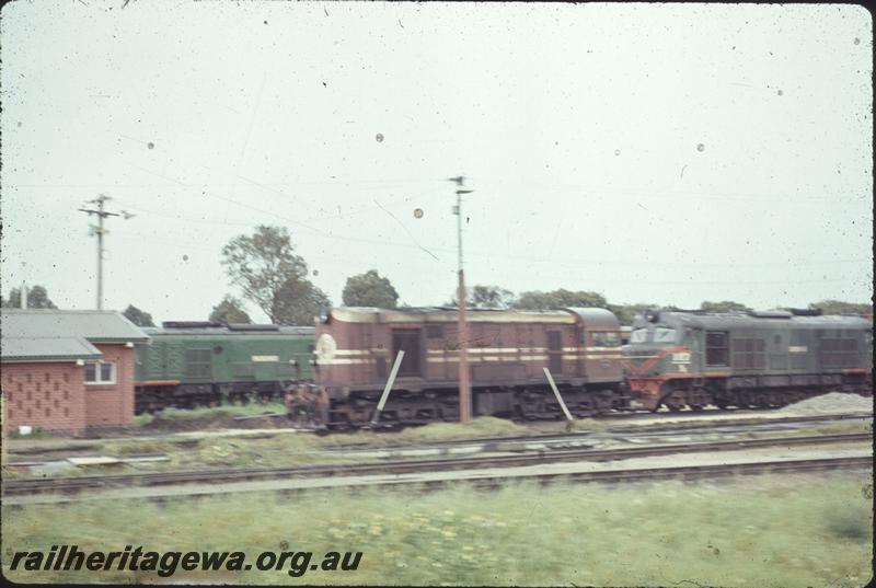 T03977
Locos lined up at the Diesel Depot, Midland, same venue and time as T3944 

