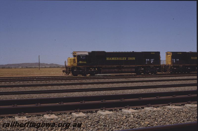 T04060
Hamersley Iron loco Alco M636 class 4051, Seven Mile Yard

