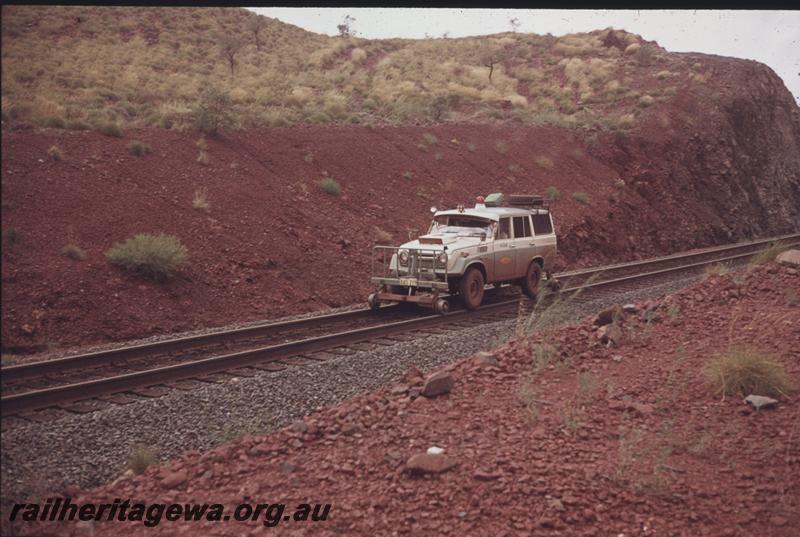 T04187
Cliff's Robe River Iron Associates 'Hi-Rail' vehicle
