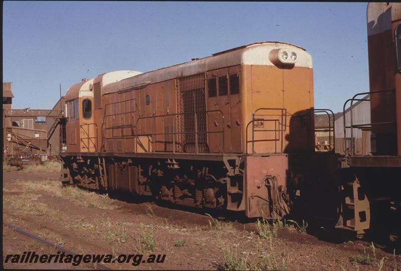 T04228
 Goldsworthy Mining Limited B class No.1 English Electric locomotive, similar to the WAGR H class, Goldsworthy workshops, GOLD line
