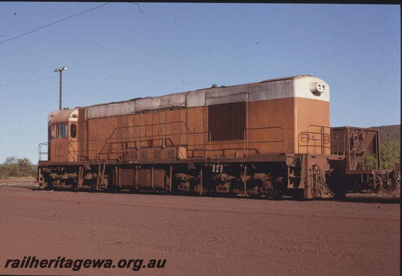 T04231
Goldsworthy Mining Limited A class No.7 English Electric loco similar to WAGR K class, Goldsworthy yards, GOLD line
