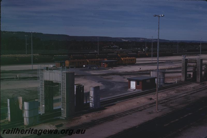 T04267
Carriage washing plant, Forrestfield Yard, elevated overall view
