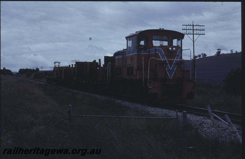 T04280
T class 1801 on short works train, front and side view 
