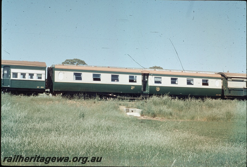 T04482
An unidentified AYU class sit up passenger car possibly in use on a special tour train.
