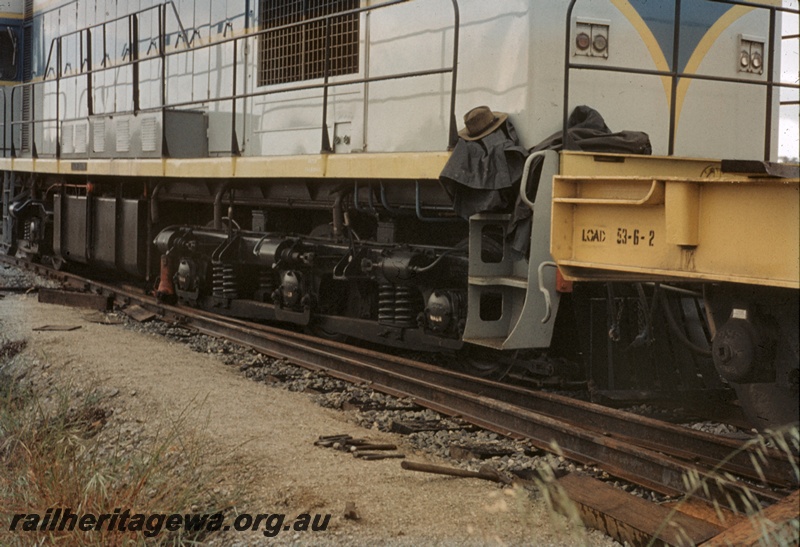 T04668
K class 201 standard gauge diesel locomotive pictured at the western side of the CBH grain depot at Avon Yard.
