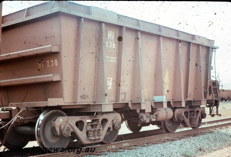 T04795
Hamersley iron (HI) Nippon Sharyo built ore car number 238.
