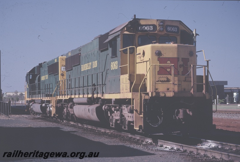 T04808
Hamersley Iron (HI) SD50S class 6063 at 7 Mile Workshops Dampier
