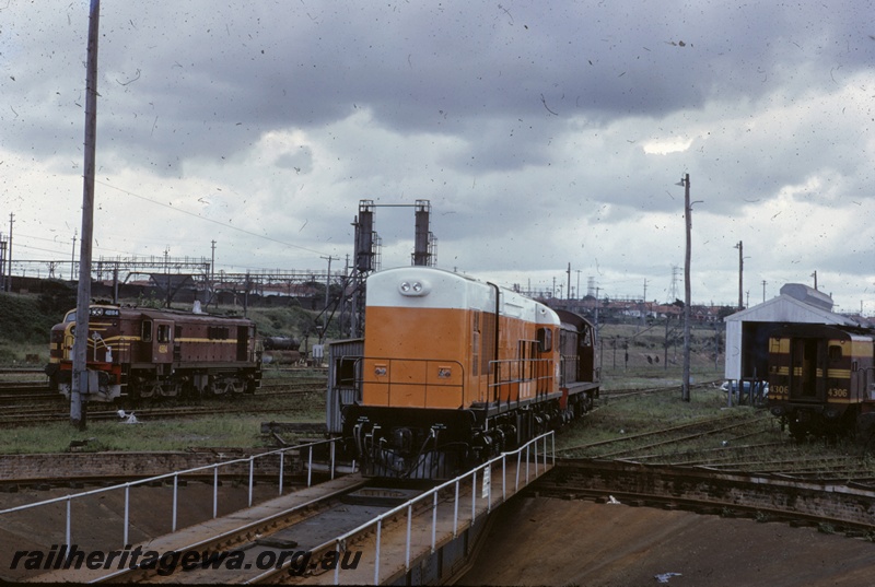 T04818
Goldsworthy Mining (GML) A class 4 at Delec, NSW on delivery trip from English Electric works in Rocklea, Queensland to Western Australia. 
