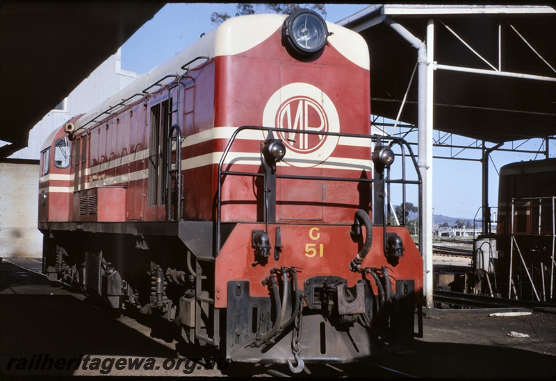 T04960
Ex MRWA G class 51, original MR livery, side and end view
