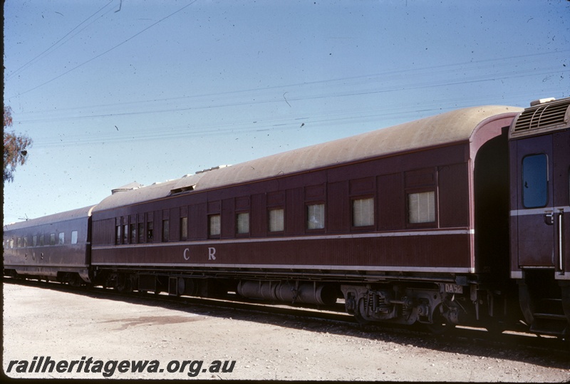T05233
Commonwealth Railways (CR) DA class 52 passenger car, forming part of 