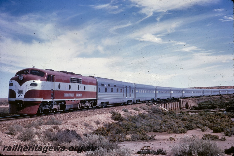 T05244
Commonwealth Railways (CR) GM12 class 27 on 