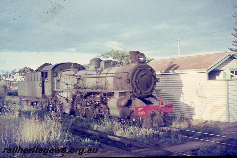 T05379
PMR class 730, trackside building, side and front view
