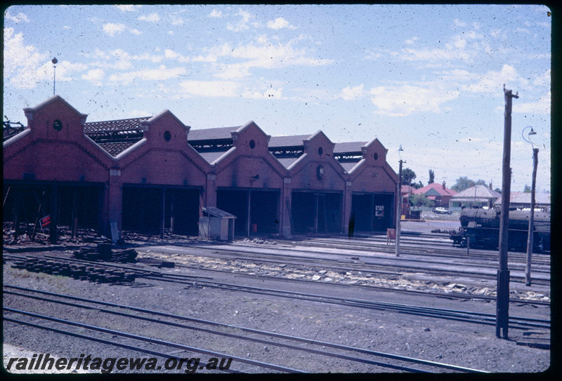 T06012
East Perth Loco Depot under demolition, unidentified V Class
