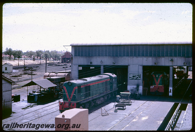 T06016
East Perth Loco Depot, diesel shed, C Class 1703, AA Class 1517

