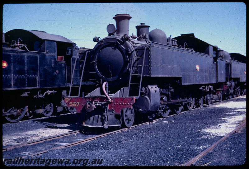 T06044
DM Class 588 and DM Class 587 with other DD Class and DM Class steam locos stabled at Midland loco depot
