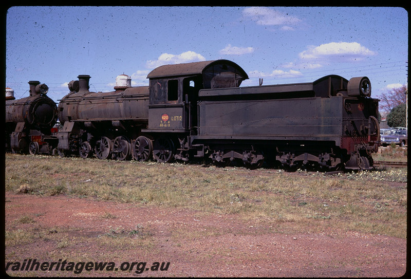 T06066
FS Class 420, FS Class 422, scrapped, sale lot number painted on cab, ex-MRWA depot, Midland
