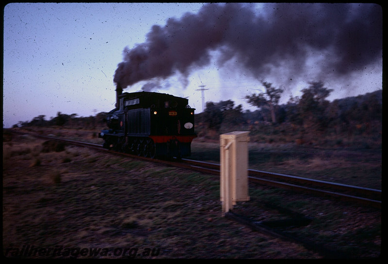 T06080
G Class 233, light engine running tender first, location unknown, SWR line
