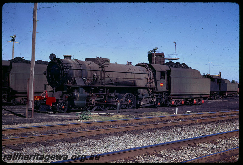 T06139
V Class 1202, East Perth loco depot, coaling tower

