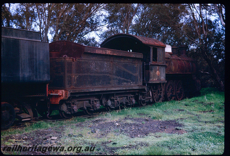 T06169
ES Class 291, written off awaiting scrapping, loco number chalked on cabside, Midland Workshops

