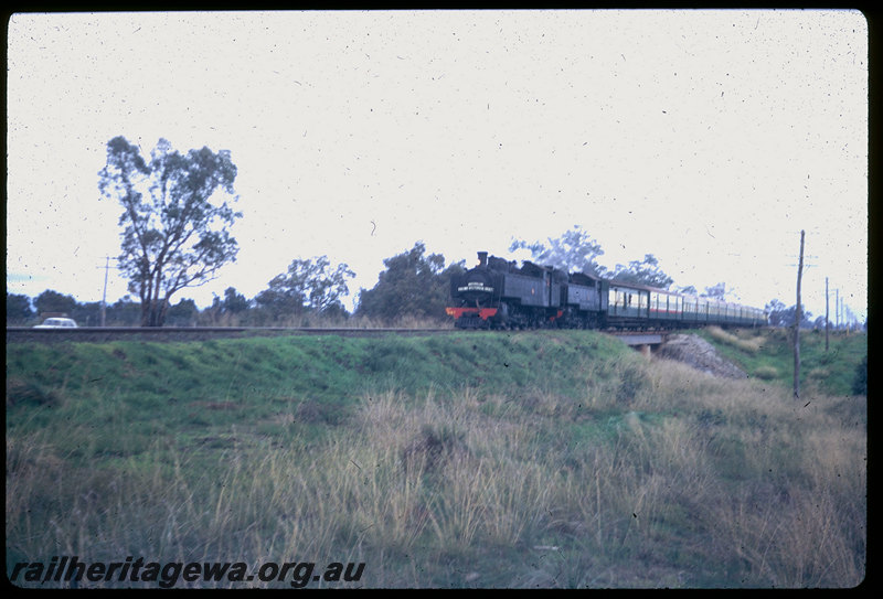 T06186
DM Class 587 and DD Class 592, ARHS tour train returning from Coolup, between Coolup and Pinjarra, SWR line
