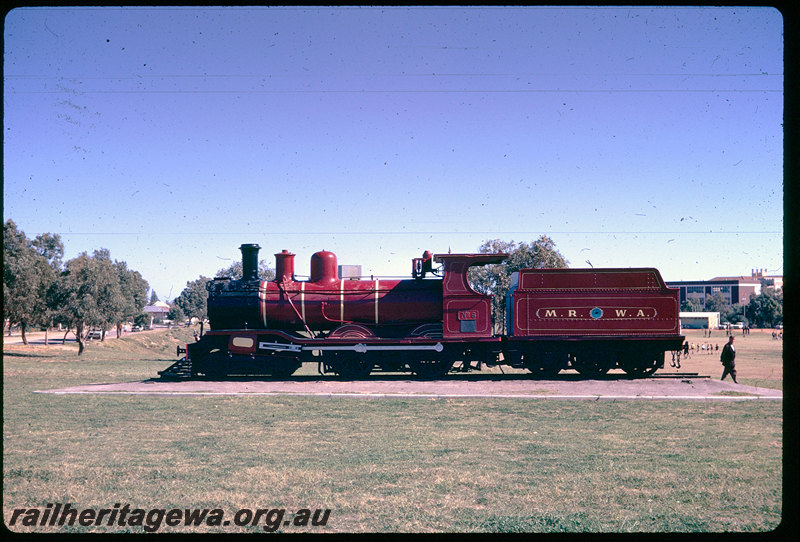 T06206
MRWA B Class 6, plinthed, on display in Maitland Park, Geraldton
