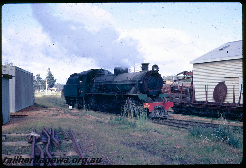 T06369
W Class 942, shunting, QBB Class 4583, timber mill, Dwellingup, PN line
