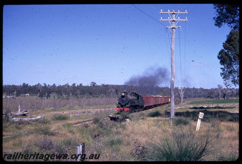 T06382
W Class 931, goods train, unknown location, mile post, DK line
