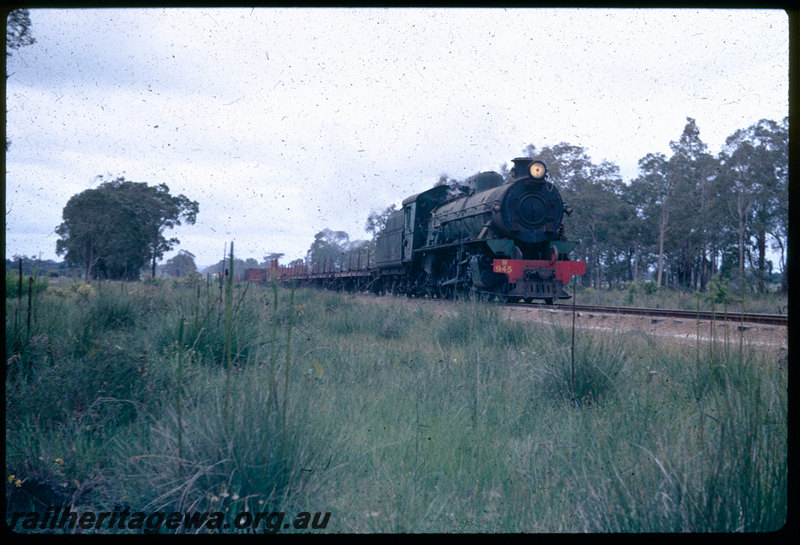 T06405
W Class 945, goods train, near Boyanup, PP line
