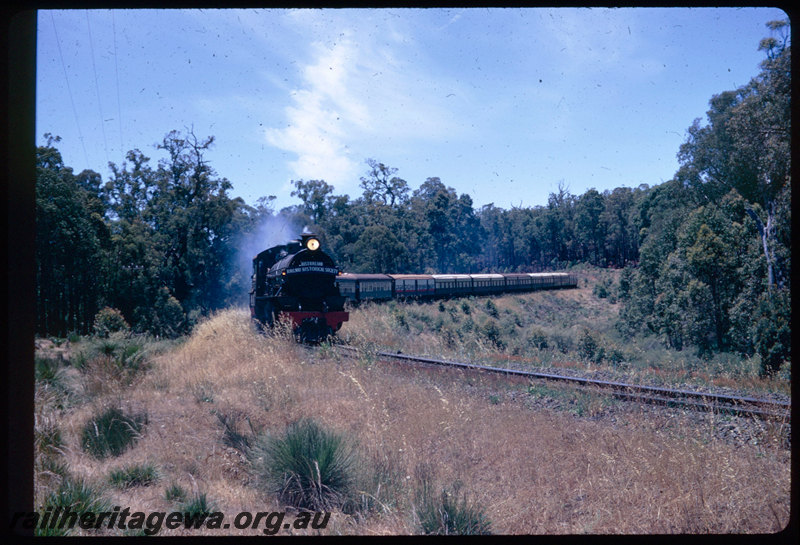 T06417
W Class 943 and V class 1217, ARHS tour train to Collie, between Beela and Collie, BN line
