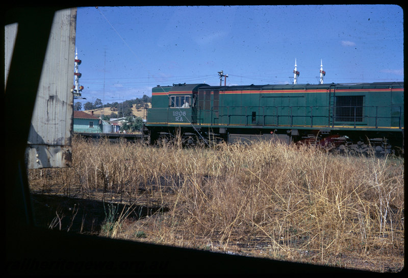 T06440
RA Class 1908, side view, Brunswick Junction, platform, semaphore signals, SWR line
